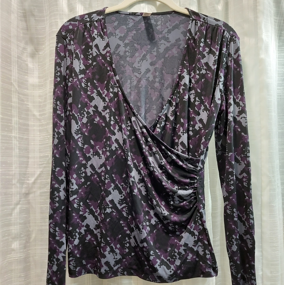 3/$50 💚 Merona black & grey & purple Size M